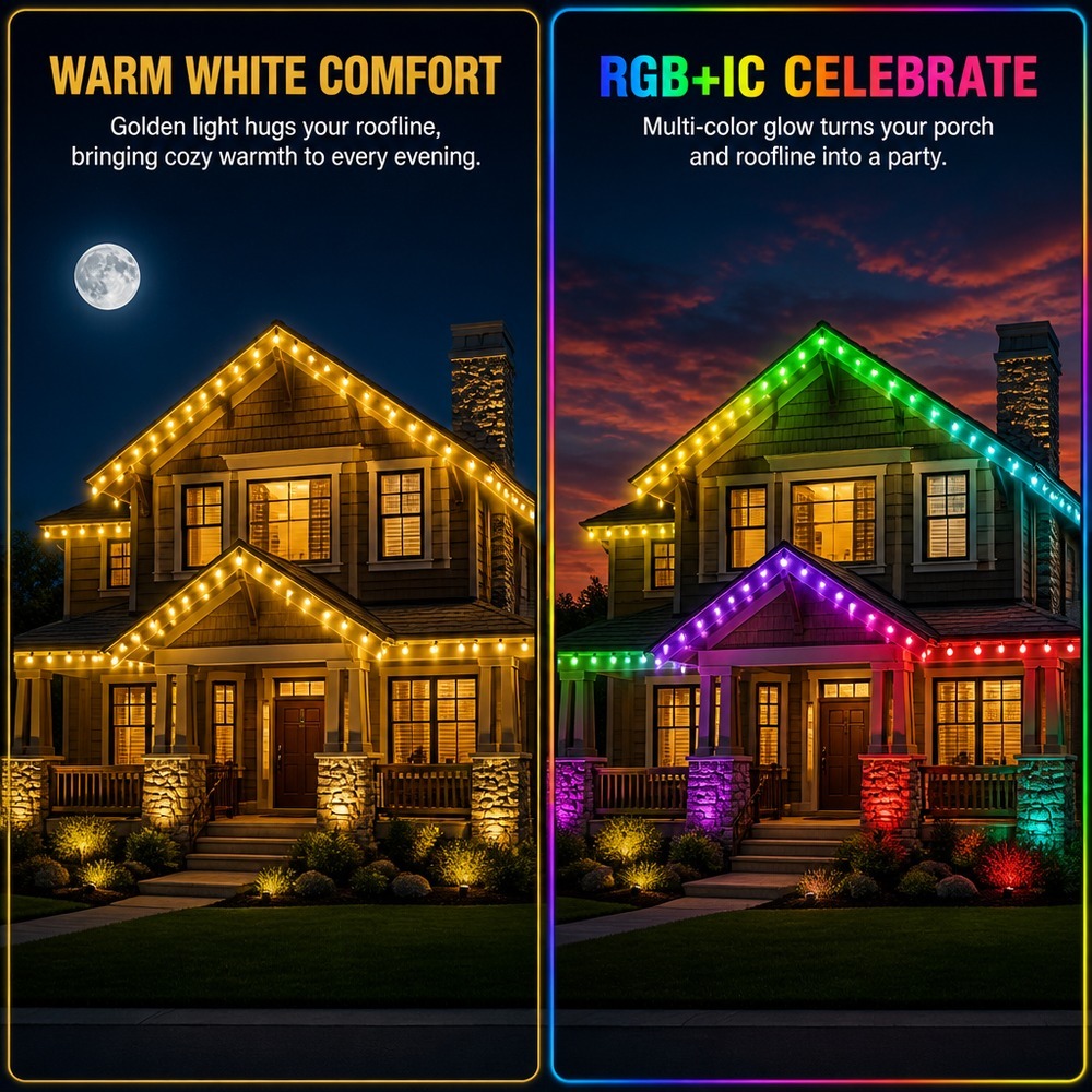 Permanent Outdoor Track Led Pixel Point Light House Decoration Waterproof Ip68 12v Point Light Source String Light · image 6