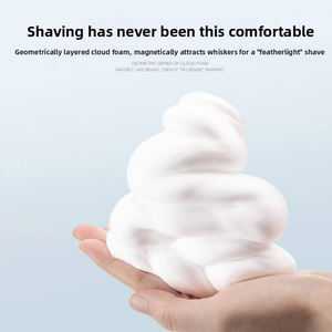 Savon à raser nettoyant pour le visage au bois de santal pour hommes, mousse adoucissante et raffermissante pour le soin de la barbe, 110g, emballage en boîte en aluminium - Product Image 4