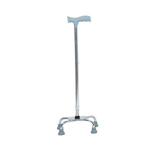 Four Legged Walking <b>Stick</b> Height Adjustable Anti Slip Durable Lightweight Comfortable For Elderly Patients Disabled - Product Image 1