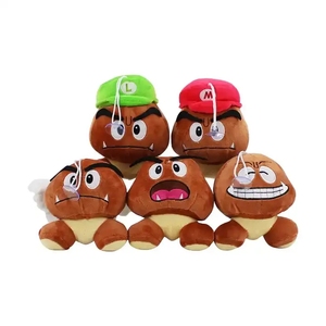 New 6 Phong Cách 15Cm <span class=keywords><strong>Mario</strong></span> Nấm Nhồi Bông Mềm Động Vật Đồ Chơi goomba Đồ Chơi Sang Trọng Với <span class=keywords><strong>Mario</strong></span> Và <span class=keywords><strong>Luigi</strong></span> Hat Cho Trẻ Em Đồ Chơi Bên - Product Image 1