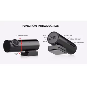 ขายส่ง 4K + 1080P ด้านหน้าและด้านหลัง Dash Cam GPS Wifi รถขับรถควบคุมเสียง Night Vision รถสีดํากล่อง <span class=keywords><strong>AZDOME</strong></span> M300S - Product Image 3