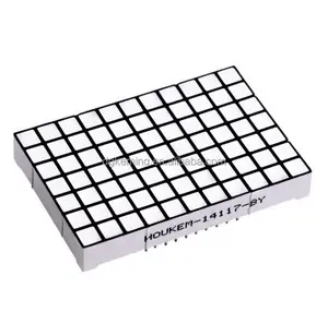 Warna putih 11x7 persegi Dot Led modul matriks anoda LED 7x11 Dot tampilan matriks housem-Hou