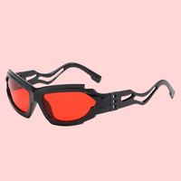 Kacamata Punk Unisex Personalisasi Lensa Ac Bingkai Pc Perlindungan Uv400