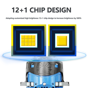 IDISON T16-<span class=keywords><strong>P</strong></span> yeni kısa yüksek Power75W 85w 12v 94000 K ön Headllights çift yansıtıcı fincan projektör Lens araba BMW için - Product Image 2