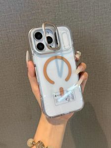 Cover Magnetica Antiurto di Alta Qualità per <span class=keywords><strong>iPhone</strong></span> 17 Pro Max 14 Plus <span class=keywords><strong>13</strong></span> Pro Max, Custodia per Telefono con Cavalletto per Fotocamera, Confezione OPP - Product Image 3