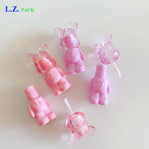 LZ Pack <span class=keywords><strong>Precio</strong></span> de promoción Ratón de dibujos animados 2ml Llavero Tubos de brillo de <span class=keywords><strong>labios</strong></span> Rosa Púrpura Plástico Lindo Brillo de <span class=keywords><strong>labios</strong></span> Tubos vacíos - Product Image 5