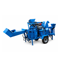 Machine à briques d'argile compacte RPT2-20M : Facilité de déplacement entre chantiers, formage stable
