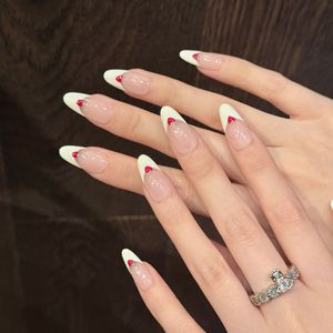 <span class=keywords><strong>Uñas</strong></span> Acrílicas <span class=keywords><strong>Postizas</strong></span> con Punta Francesa en Color Nude, Hechas a Mano, Venta al Por Mayor de Fábrica, Muestra Gratis, <span class=keywords><strong>Uñas</strong></span> <span class=keywords><strong>Postizas</strong></span> para Aplicación en Dedos - Product Image 1