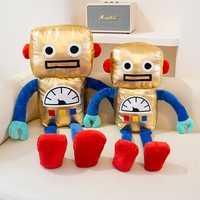 Fabrikpreis Maßgeschneidertes Design Cartoon-Maskottchen Logo-Puppe Kundenspezifische Plüschtiere Roboter-Stil Gefülltes Tier Plüsch Weicher Roboter