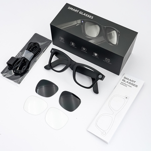Lunettes Intelligentes E02 AI avec Caméra 8MP 4K, Enregistrement Vidéo Portable Intelligent, Transfert Wi-Fi, Appel Audio BT - Product Image 1