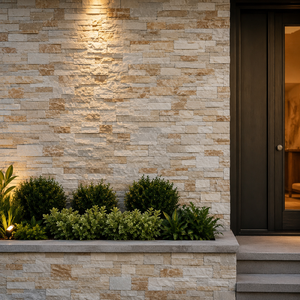 Rustic Thin Slab <b>Stone</b> Veneer Split Surface Interior Wall Cladding Beige Yellow White Slate Natural Culture <b>Stone</b> - Product Image 5