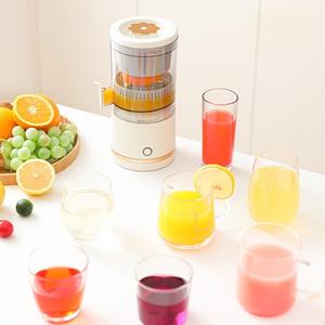 Presse-agrumes à vis domestique, extracteur de jus lent, USB rechargeable, petit extracteur de jus portable <span class=keywords><strong>sans</strong></span> tête de coupe - Product Image 4