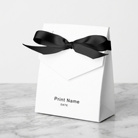 Sac cadeau de l'Avent de Noël personnalisé en papier d'art recyclable avec pelliculage mat et estampage à chaud