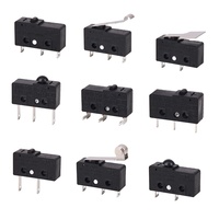 Micro-interrupteur étanche IP67 Baokezhen, interrupteur de fin de course 3A/5A/10A 125V/250VAC M02/M12, micro-interrupteurs à levier à rouleau droit