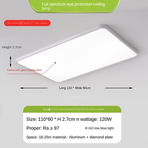 Candelabro de comedor de cielo estrellado, luz LED Simple moderna, lámpara de luz principal de sala de estar de lujo, lámpara de techo de dormitorio Nórdico - Product Image 6