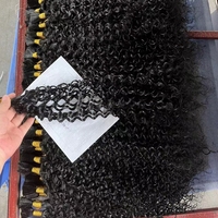 Deep Wave Twist Crochet Cheveux Synthétiques Afro Bouclés Crochet Tresses couleur noire Tressage Extensions de Cheveux Pour Les Femmes