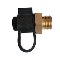 Conector de prueba roscado macho de latón B366 para sistemas de freno de camiones, remolques y autobuses de servicio pesado