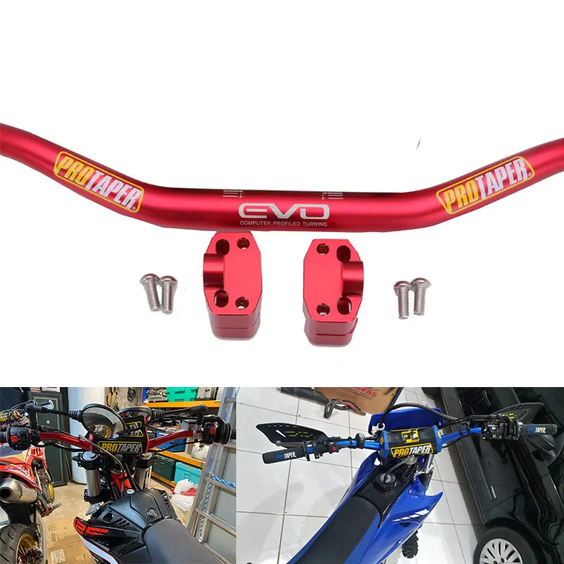 7075 alüminyum alaşım evrensel 28mm MX çukur kir bisiklet motocross EVO gidon KTM Honda Yamaha EXC CRF YZF KLX RMZ Protaper