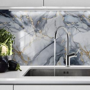 Panneaux muraux en PVC écologiques imperméables effet marbre UV 1220x2440mm Design moderne pour la <span class=keywords><strong>décoration</strong></span> intérieure <span class=keywords><strong>de</strong></span> la cuisine et <span class=keywords><strong>de</strong></span> la <span class=keywords><strong>salle</strong></span> <span class=keywords><strong>de</strong></span> <span class=keywords><strong>bain</strong></span> - Product Image 1