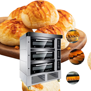 อะไหล่เตาอบเบเกอรี่อุตสาหกรรมแบบ<span class=keywords><strong>ฉีด</strong></span>ไอน้ำไฟฟ้า ชุดเตาอบเบเกอรี่ 16 ถาด พร้อมตัวเลือกเตาอบไอน้ำแบบหิน - Product Image 1