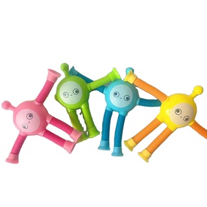 Rompecabezas de estiramiento de huevo de tubo telescópico Unisex, juguete clásico de descompresión, luz mutante para niños de 5 a 7 años, hecho de plástico - Product Image 1