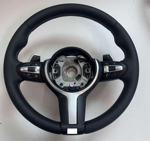 Volante Deportivo de Fibra de Carbono Negro, Envío desde EE. UU., para <span class=keywords><strong>BMW</strong></span> M3 F23 F20 F25 <span class=keywords><strong>F30</strong></span> F36 F32 F22 F21, Base Plana - Product Image 6