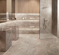 Dalles de sol et comptoirs de cuisine modernes en quartzite jaune Taj Mahal du Brésil, pierre naturelle de luxe, polies, imperméables, en calcite