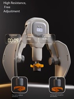 Entrenador de Muslos para Ejercicios Kegel, Resistencia Ajustable con Correas para Piernas, para Muslos Internos, para Mujeres y Hombres, Esencial para el Hogar, Oficina y Gimnasio