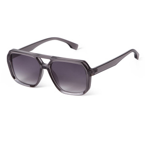 Lunettes de soleil vintage 2026 personnalisées avec logo, monture PC double pont pour hommes et femmes, protection UV400, imprimé léopard, style pilote carré - Product Image 5