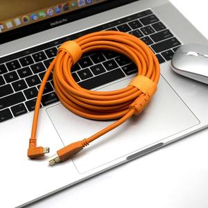 Mini Cable de sujeción en ángulo USB 2,0 de 5 pines de alta velocidad, Cable de datos de cámara con enchufe chapado en oro para Canon 760D <span class=keywords><strong>800D</strong></span> Nikon D610 D4 D3S - Product Image 3
