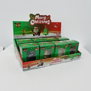Squishy Arbre de Noël à paillettes rempli de maltose, à remontée lente, anti-stress, jouet à presser, entrepôt USA - Product Image 2