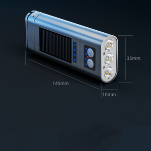 Nouveaux appareils d'éclairage lampes de travail à énergie solaire extérieures phares d'équitation de nuit lampes de poche montées sur la tête d'induction - Product Image 2