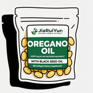 Aceite de Orégano en Cápsulas Blandas de 6000 mg, 180/360 Unidades, Envasado al Vacío, Extracto Herbal, Suplemento Dietético, 100% Puro, Alimento <span class=keywords><strong>Natural</strong></span> Saludable - Product Image 2