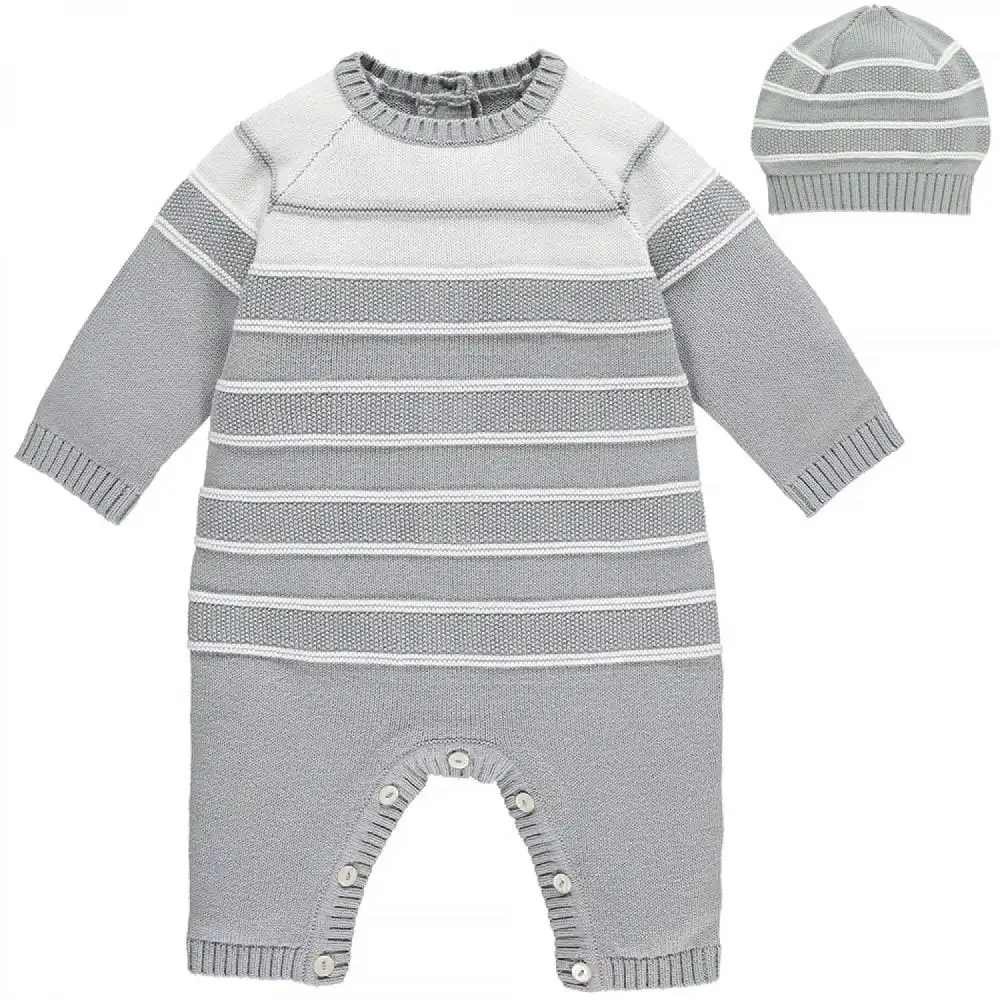 Fabriek Outlet Baby Kleding Meisje Baby Romper Gebreid Voor Kerst Peuter Jongen Jumpsuit Met Hoed Ropa De Navidad Bebes