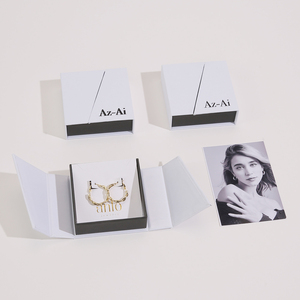 Luxury Necklace Earring <b>Ring</b> Jewlery Gift <b>Box</b> Double Open Door Jewellery <b>Box</b> Green Magnetic Flip Cover Jewelry <b>Box</b> - Product Image 5