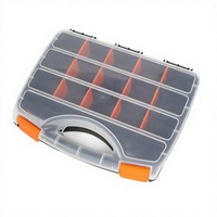 Boîtes de rangement compactes et amovibles pour petites pièces, étanches, réglables en usine, pour organiser les attaches, boîte à outils en plastique