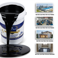 Revêtement imperméable acrylique élastomère pour toiture en béton extérieur, peinture à base d'eau résistante aux UV