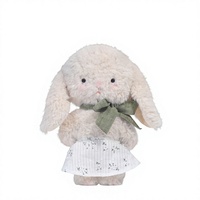 Peluche Lapin Mignon à Oreilles Tombantes, Coussin Compagnon en Polyester, 31cm-50cm – Cadeau d'Anniversaire Idéal Unisexe