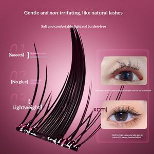 Pestañas Postizas Sin Pegamento Estilo Girasol, Deseo Puro, Gato, Elfo, Zorro, Rizadas Grandes, Naturales y Onduladas - Product Image 4