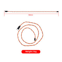 Câble d'extension servo 900 mm, 3 broches, fil torsadé, longue portée pour avion RC à voilure fixe, prix en gros, approvisionnement entrepôt