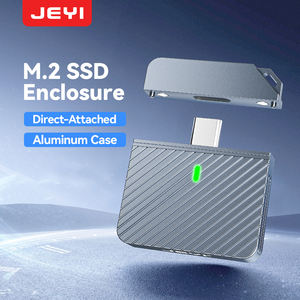 Boîtier <span class=keywords><strong>SSD</strong></span> NVMe JEYI 2230 M.2 USB 3.2 10 Gbps en aluminium avec couvercle magnétique, branchement direct Type C - Product Image 1