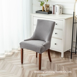 Funda <span class=keywords><strong>de</strong></span> sillón larga <span class=keywords><strong>de</strong></span> jacquard <span class=keywords><strong>de</strong></span> color liso, elástica <span class=keywords><strong>de</strong></span> una pieza, modelo 06T - Product Image 2