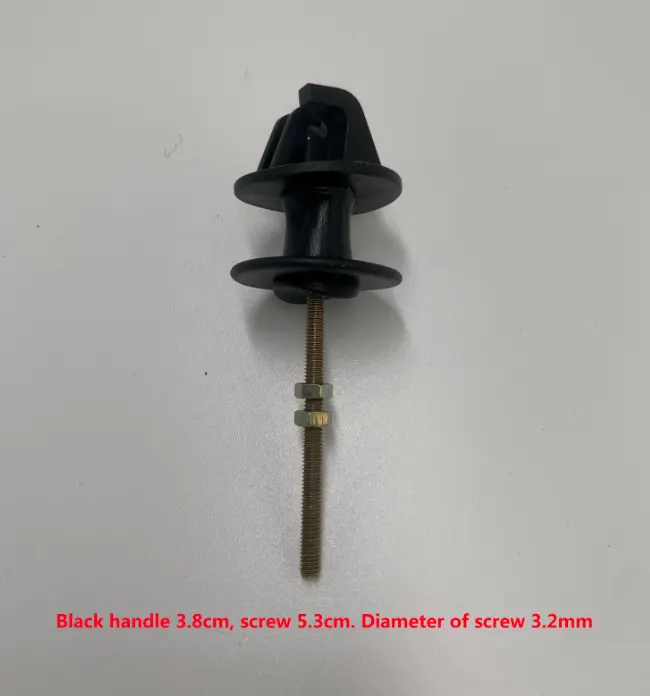 65mm Long Bolt Electric Fencing Insulator For Metal Middle Posts