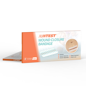 Bandes adhésives de réparation de lacerations avec fermeture éclair, sutures invisibles sans douleur, bandages adhésifs pour fermeture d'urgence des plaies, 10 lignes populaires - Product Image 5