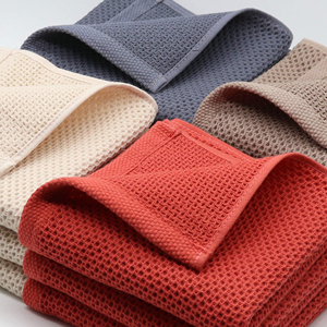 Serviettes de cuisine en microfibre de coton doux à motif gaufré pour sublimation, vente en gros, conception personnalisée, logo brodé - Product Image 6