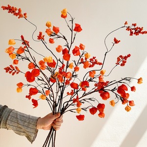 Flores Artificiales Muyu Chronicles, Ramas Individuales de Frutos Rojos de Seda, Decoración para el Hogar de Año Nuevo - Product Image 3