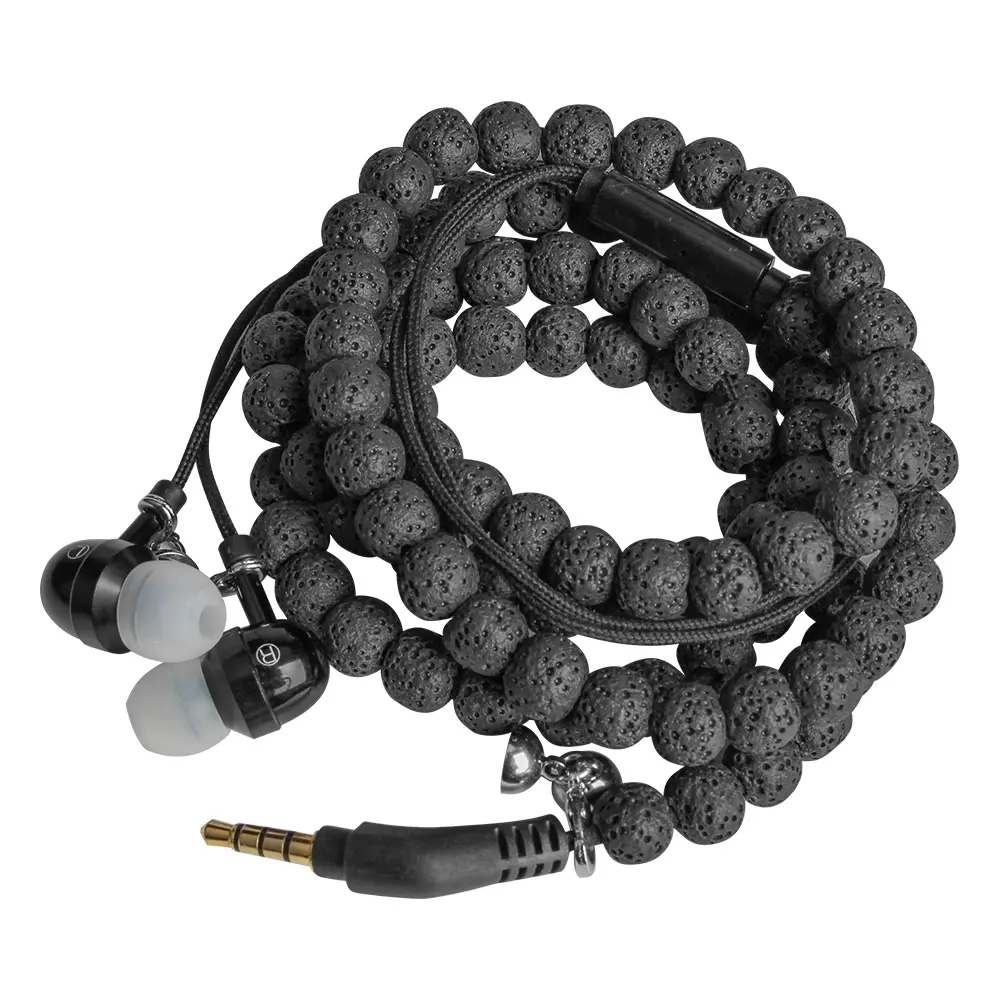 URIZONS Rainbow lava stones In-ear Earphone Bracelet Headphones Headset for girls