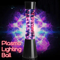 Lampe à plasma de 16 pouces de haute qualité, personnalisable, avec lumière LED tactile, pour décoration de fête magique