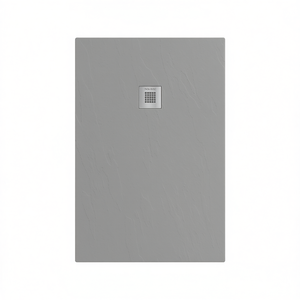 Plato de Ducha Rectangular Estasi 90 x 130 cm Gris Paloma Superficie Antideslizante Para Uso en Baño - Product Image 3