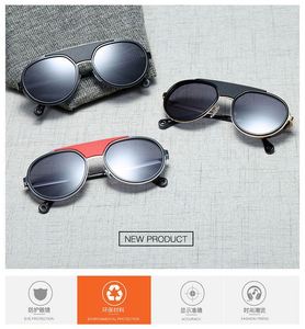 Gafas de Sol Polarizadas de Espejo Estilo Steampunk para Hombre y Mujer 2019 - Product Image 5